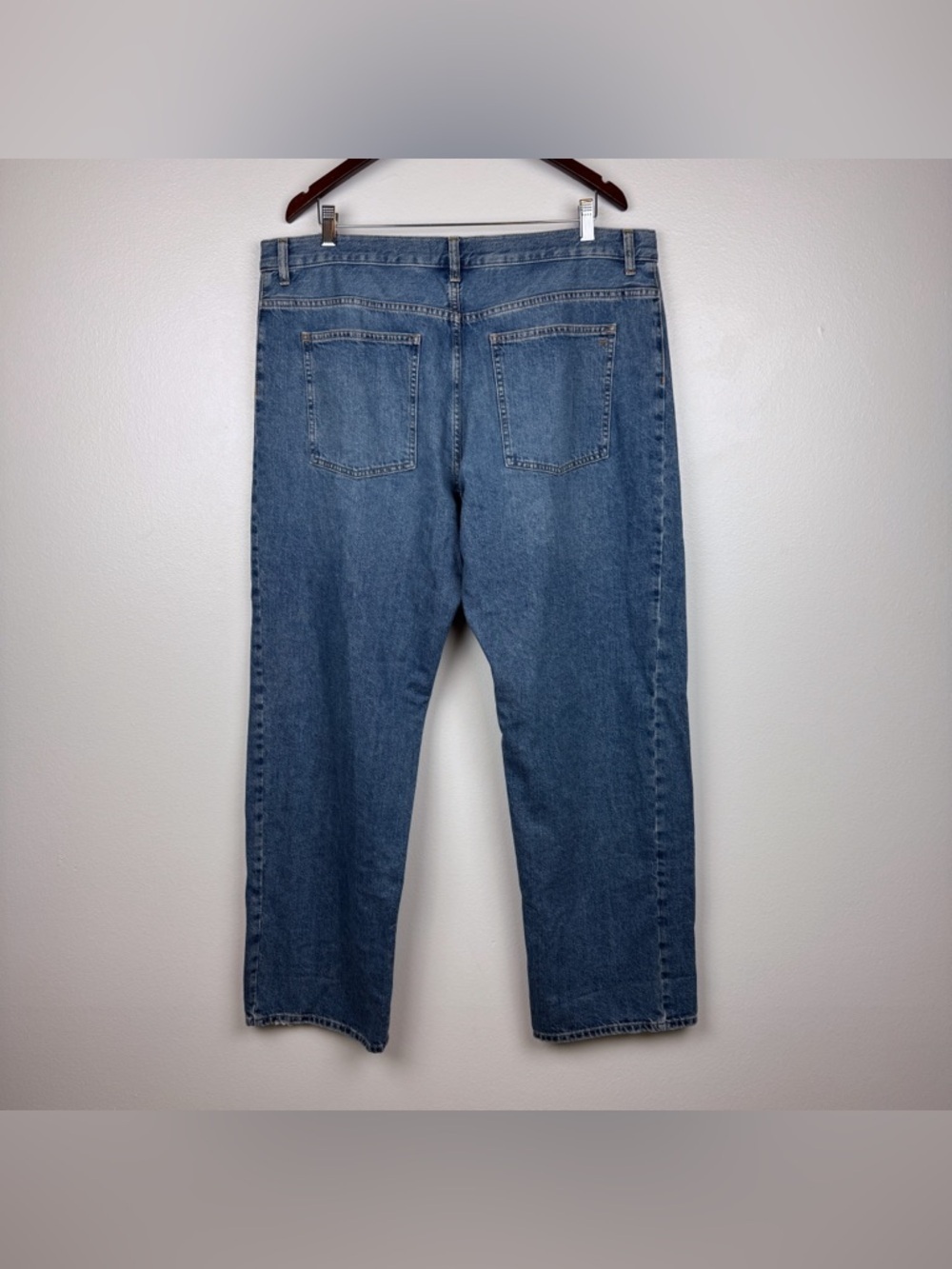 Madewell Pieced Barrel Leg Full Length Button Fly Jeans Size 33 NWT - Picture 5 of 10